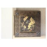 Gold Etched Panel