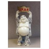Signed resin buddha