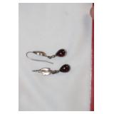 A Pair of Sterling Earrings
