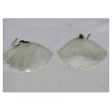 A Pair of Sterling Earrings
