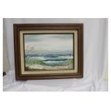 An Oil On Canvas Painting