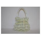 An Art Glass Basket