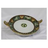 A Handpainted Nippon 3 Legged Tazza