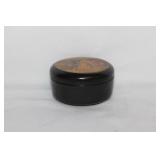 Color Enhanced Russian Folk Art Round Lacquer Box