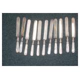 Set of 11 Sheffield Knives Set