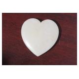 A Carved Bone Heart