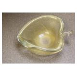 Murano leaf bowl