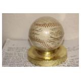 Plate Signed Baseball
