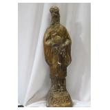 A Vintage Chalk Statue