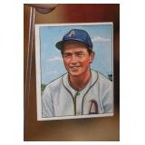 1950 Bowman Elmer Valo Baseball Card