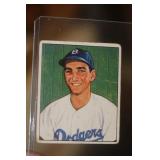 1950 Bowman Ralph Branca Baseball Card