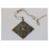 A Sterling Necklace