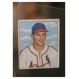 1950 Bowman Del Rice Baseball Card