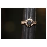 Sterling and Gemstone/Quartz Ring