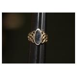 Sterling and Onyx Ring