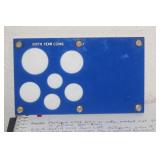 Empty Lucite Coin Case