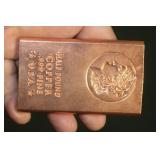 Half Pound Pure Copper Bar