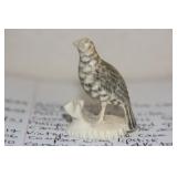 Very Detailed Carving of a Bone Bird