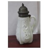A Milk Glass Pitcher