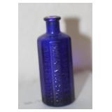 Miniture Blue Glass Bottle