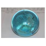 Signed Art Glass Paperweight