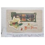 Early 1900's Happy New Year Postcard