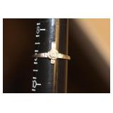 Sterling Rose Ring