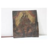 A Small Oil on Tin