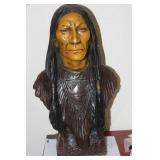 Chalk Indian Statue