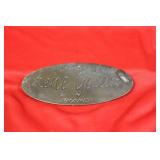 A Bronze Plaque