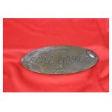 A Bronze Plaque