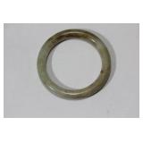 A Nephrite Jade Russett Bangle Bracelet