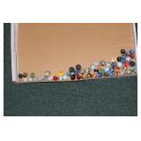 Lot of Different Size Marbles
