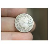 1884 V Nickel