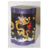 Chinese Dragon Motief Cloisonne Box