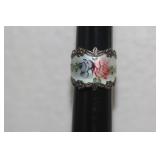 Enamel Sterling Ring