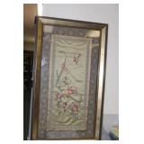 Framed Chinese Silk
