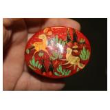 Hand Painted Lacquer Box