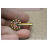 Micro mosaic brooch