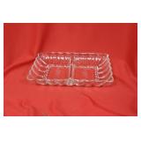 An Etched Glass Dish