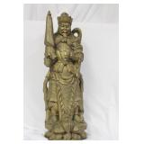 A Gold Gilted Wooden Figure