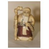 Signed Japanese B o n e Netsuke