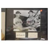 Mickey Mantle and Eddie Mathews Autograph