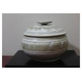A Signed Pottery