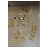 Lot of Golden Jewelry