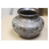 Erotica bronze vase