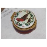 Alastor Cardinal Enamel Trinket Box