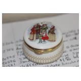 Ashford Christmas Theme Trinket Box