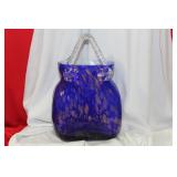 An Artglass Basket