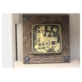 Gold Etched Panel